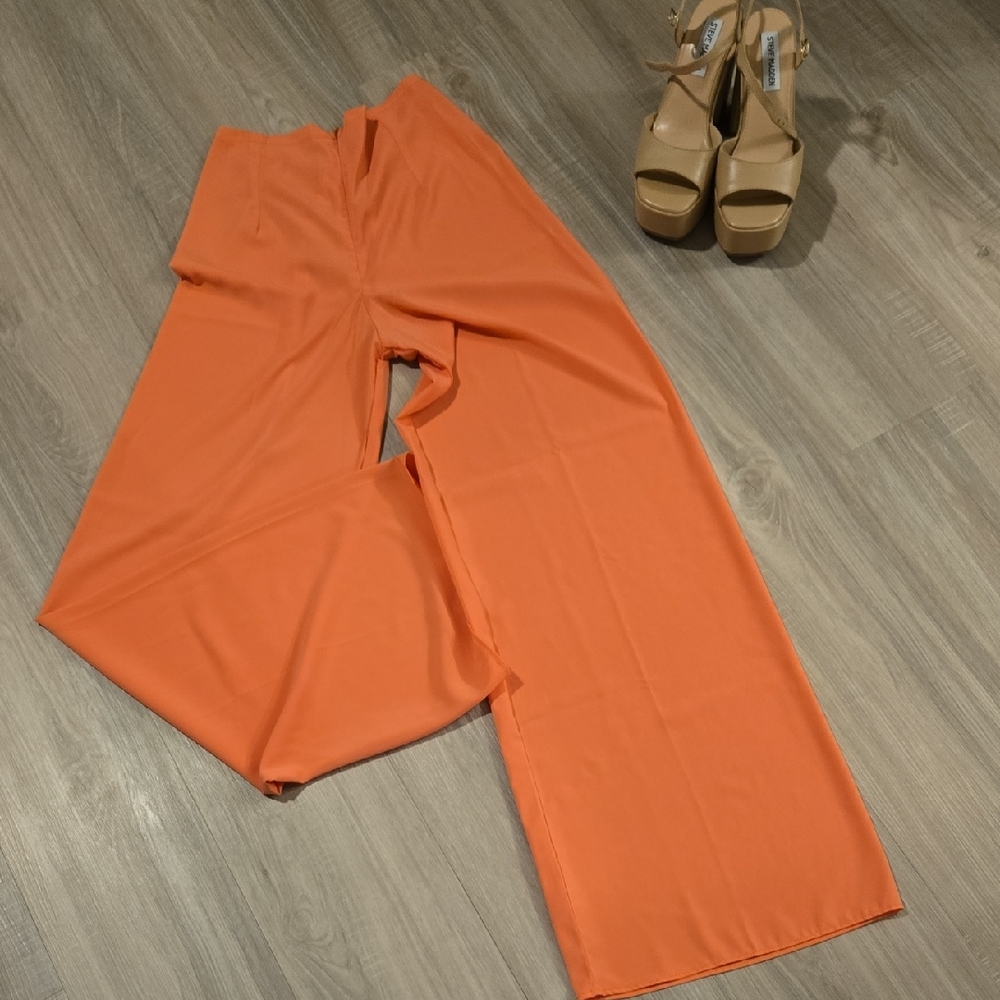 Vibrant Coral  Ao Dai Pants